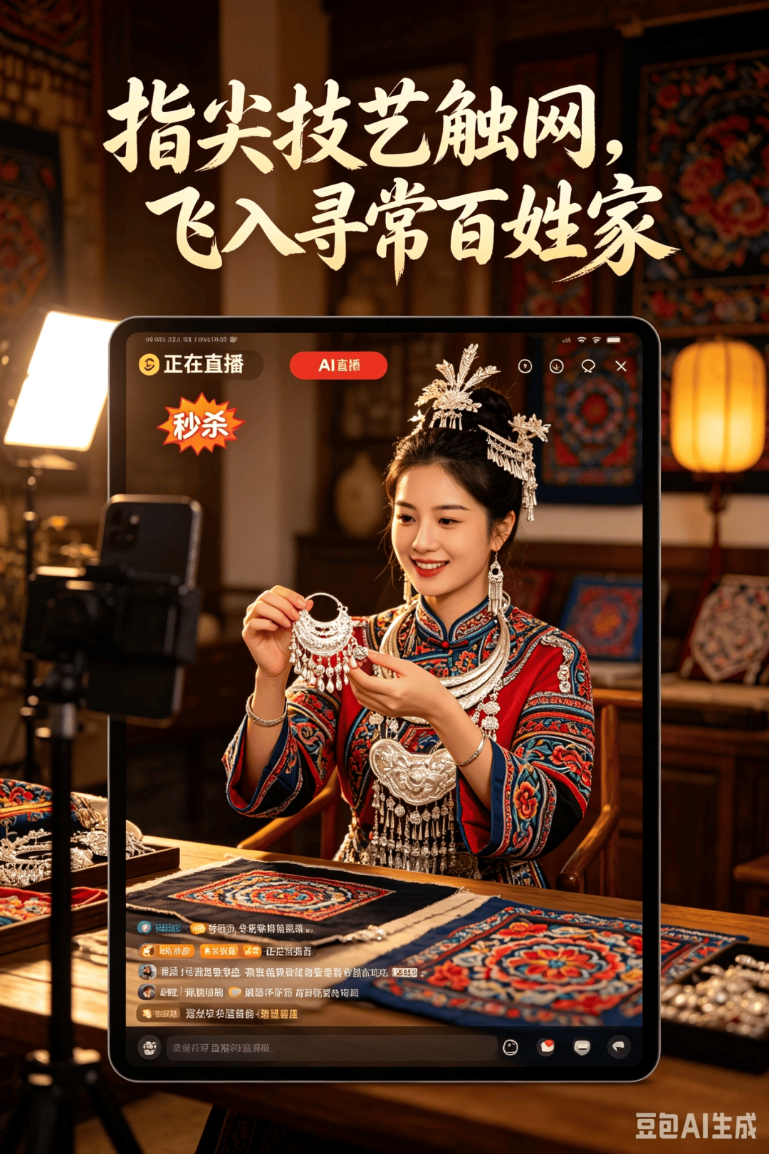 AI组图｜一群青年让非遗集市出圈
