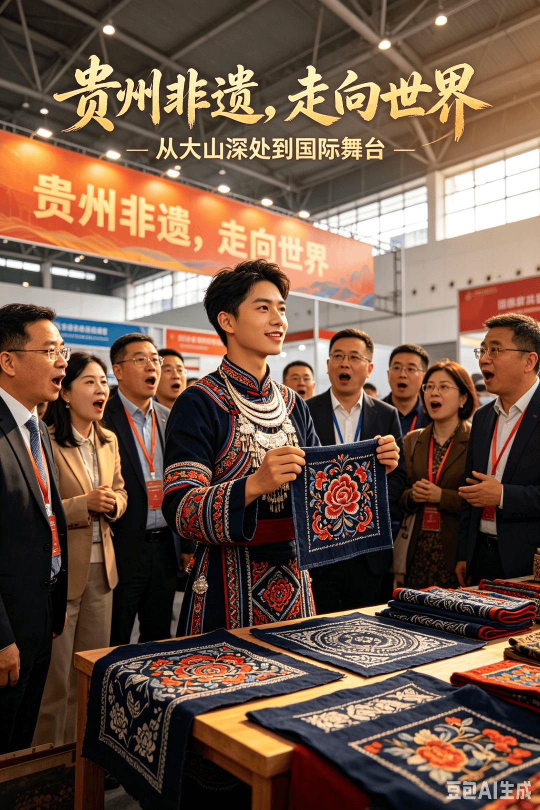 AI组图｜一群青年让非遗集市出圈